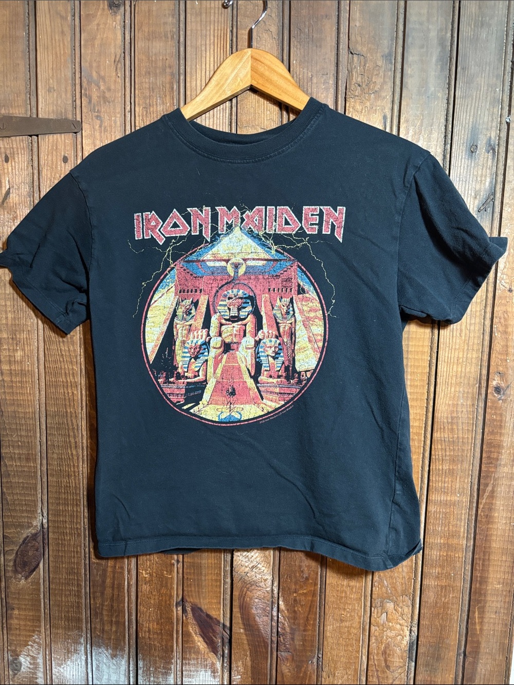 Iron Maiden Black Graphic Short Sleeve Tee